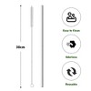 MaseiKar Reusable Straws with Cleaning Brush - Metal Straws Dishwasher Safe - Drinking Stainless Steel Straws - 3 of 4