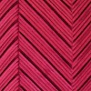 20"x20" Oversize Chevron Square Throw Pillow Red - Edie@Home: Indoor Velvet, Woven, Removable Cover, Hidden Zipper - 3 of 4