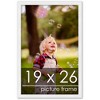PosterPalooza | Classic Modern White Picture Frame - UV Acrylic, Foam Board Backing, Hanging Hardware - 2 of 4