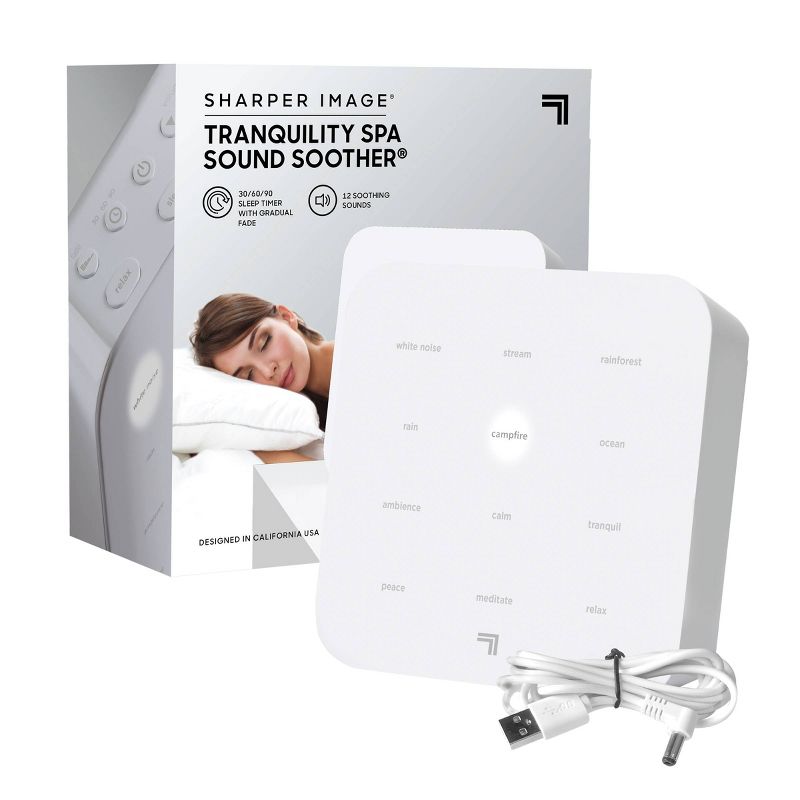 Sharper Image Sleep Therapy Soother USB Sound Machine, 6 of 13