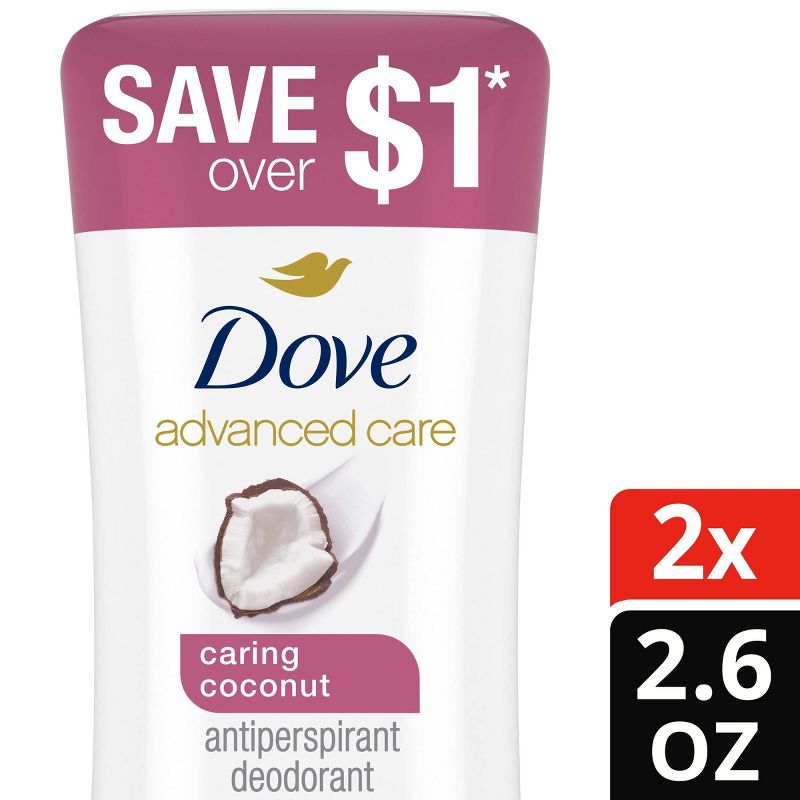 Dove Beauty Advanced Care Caring Coconut 48-Hour Women&#39;s Antiperspirant &#38; Deodorant, 1 of 14