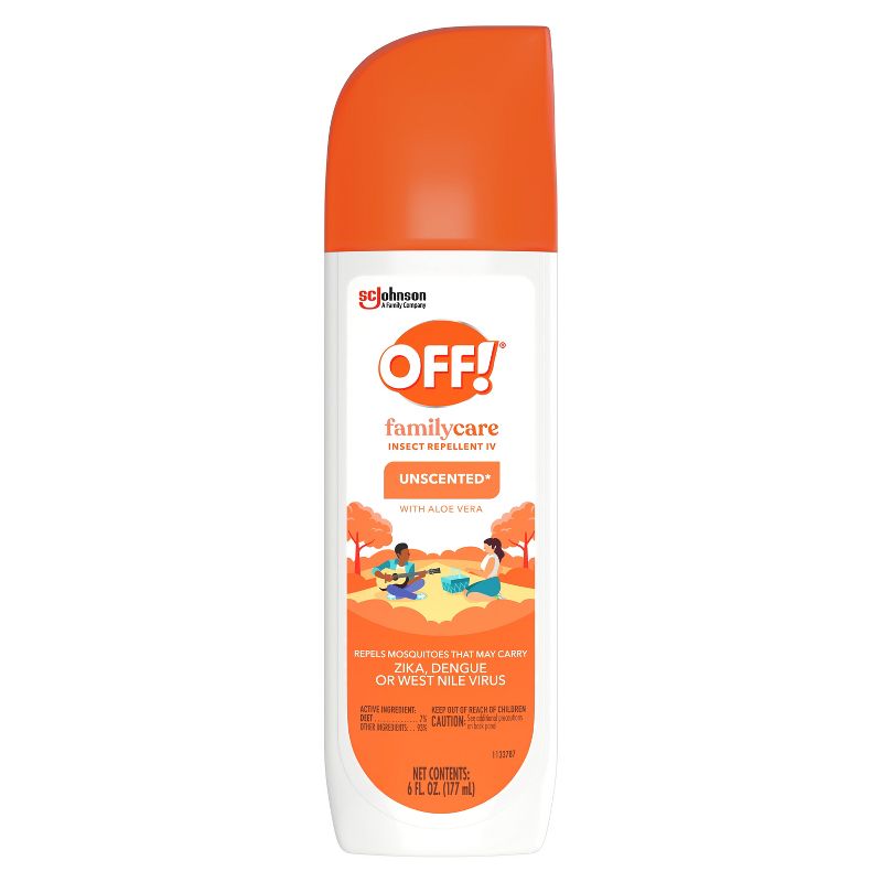 OFF! FamilyCare Mosquito Repellent Unscented - 6oz, 1 of 15