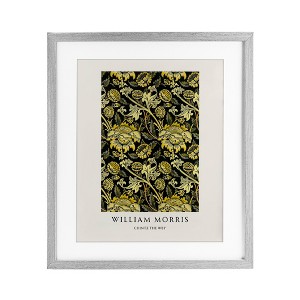 Stupell Industries William Morris Chintz The Wey Framed Print Under Glass Art - 1 of 4