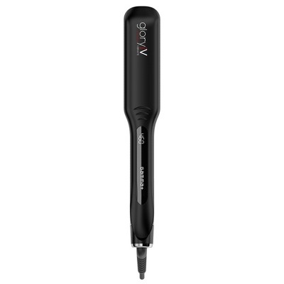 GAMMA+ Glory IV Flat Iron Vibrating with Infrared Heat Shield Technology with Digital Display, 1.5"-Inch Ceramic Tourmaline Plates