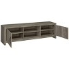Hays 2 Door TV Stand for TVs up to 80" Gray Driftwood - Coaster: Modern Entertainment Center with Storage - 3 of 4
