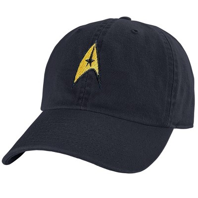 Star Trek Command Shield Adult Dad Cap Navy OS