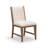 Plank+Beam Solid Wood Dining Chair, Kitchen Chair with Cushion - 2 of 4