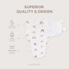 Swaddle Blankets for Baby Girl & Boy 3 Pack Sleep Sack Velcro by Comfy Cubs - 3 of 4