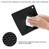 Unique Bargains Silicone Heat Resistant Multi-purpose Trivet Mat 4 Pcs - 4 of 4