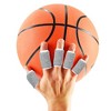 Unique Bargains Knitted Fabric Breathable Sports Finger Supporter Gray 10 Pcs - 3 of 3