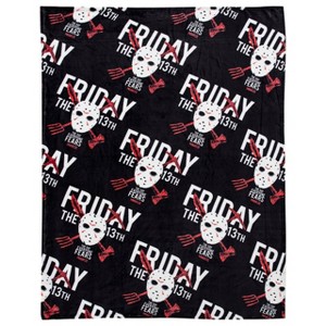 Warner Bros. Friday the 13th Friday Fears Silk Touch Throw Blanket 50 x 70 Inches - 1 of 4
