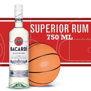 Bacardi Superior Light Puerto Rican Rum - 750ml Bottle - 1 of 4