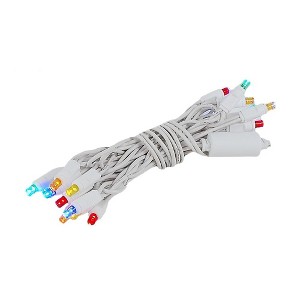 Novelty Lights 20 Light LED Christmas Craft Mini Light Set (White Wire, 8.5 Feet) - 1 of 4