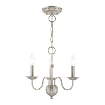 Livex Lighting Windsor 3 - Light Chandelier in  Brushed Nickel