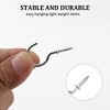 Unique Bargains Metal Screw-in Cup Ceiling Hanger Hooks 30 Pcs - 4 of 4