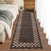 Scalloped Area Rugs Modern Bordered Accent Carpet, Non-Slip Geometric Floor Cover, Stain-Resistant Low Pile Indoor Mat - 2 of 4