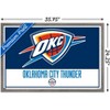 Trends International NBA Oklahoma City Thunder - Logo 21 Framed Wall Poster Prints - 3 of 4