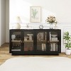 ORRD Acrylic Door Storage Cabinet | Scratch & Waterproof Display Cabinet with Adjustable Shelf & Anti-Tip Lock,White - 2 of 4