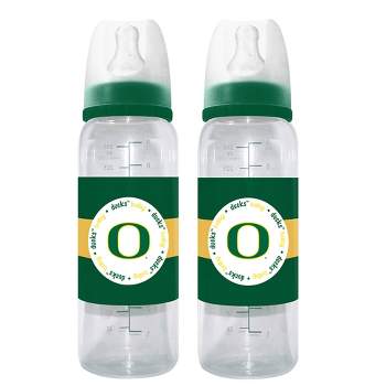BabyFanatic Officially Licensed NCAA Oregon Ducks 9oz Infant Baby Bottle 2 Pack