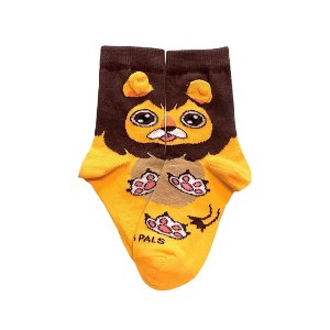 A Happy Lion Sock - from the Sock Panda (Ages 3-7) - 1 of 4