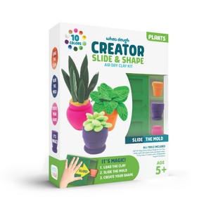 Chuckle & Roar Whoa Dough Slide & Shape Plant Creator Air Dry Clay