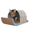 Catstages Tunnel Scratcher with Feather Spring Cat Interactive Toy - 2 of 4