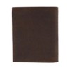 CTM Men's Distressed Hunter Leather RFID Hipster Wallet - 2 of 4