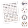 Big Dot of Happiness Batter Up - Baseball - Baby Shower or Birthday Party Round Candy Sticker Favors - Labels Fits Chocolate Candy (1 sheet of 108) - 2 of 4