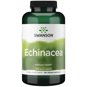 Swanson Echinacea 400 mg 180 Capsules. - 1 of 2