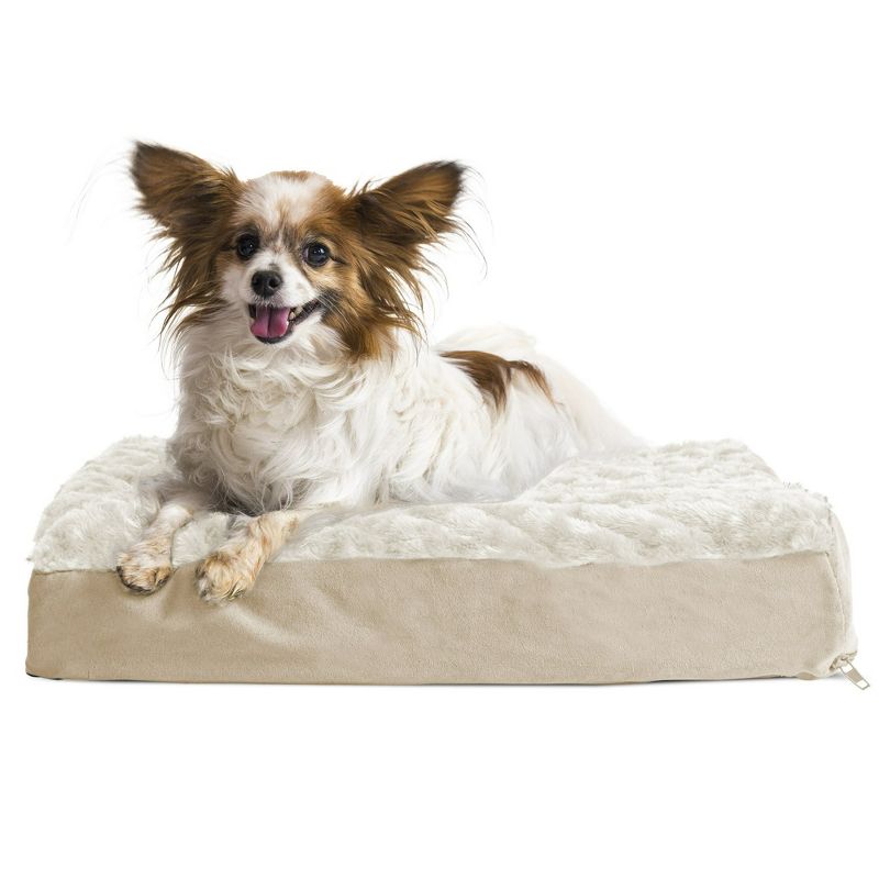 FurHaven Ultra Plush Deluxe Orthopedic Mattress Dog Bed, 1 of 6