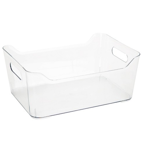 Simplify Storage Tote W Handles Large Clear : Target