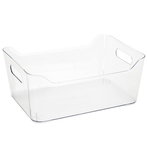Simplify Storage Tote W Handles Large Clear