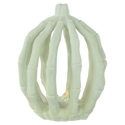 Northlight LED Lighted Skeleton Pumpkin Halloween Decoration - 6.25"
