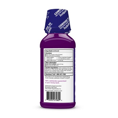 Diphenhydramine HCl Nighttime Sleep Aid Liquid - Berry - 12 fl oz - up &#38; up&#8482;