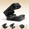 SEVOBAL Cable Management 12-Pack Universal Cable Organizer Clips, 360 Degree Rotating Cord Organizers for Desk, Wall, Car, Black, 0.78"*0.78"*0.44" - 3 of 4