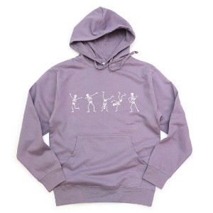 Simply Sage Market Women's Graphic Hoodie Dancing Skeleton - 1 of 2