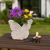 Butterfly Ceramic Planter for Decorative Flower Pots - Compact Indoor Planter for Shelf or Tabletop - Stylish Outdoor Planters for Modern Homes - 2 of 4