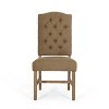 2pk Hyvonen Contemporary Fabric Tufted Dining Chairs - Christopher Knight Home - 3 of 4