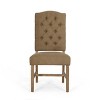 2pk Hyvonen Contemporary Fabric Tufted Dining Chairs - Christopher Knight Home - image 3 of 4