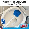 Lola Products Bath & Toilet Bowl Scrubber Brush w/Comfort Handle & Hang Hole. Non-Scratch, Removes Rings w/Scrubbing Pad, 6 Pack - 4 of 4