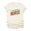 The Life Of A Nurse Puff/Glitter - Womens Short Sleeve Tee - 3 of 3