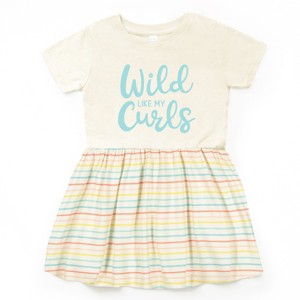 The Juniper Shop Wild Like My Curls Toddler Dress - 1 of 4