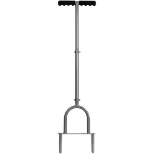 Walensee Manual Lawn Aerator Tool - Heavy Duty Grass Dethatcher for Compacted Soil, Adjustable Height Turf Plugger, Core Aeration to Prevent Runoff - 1 of 4