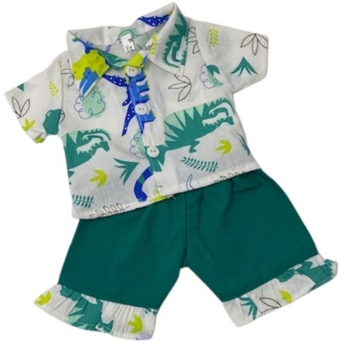 Doll Clothes Superstore Dino Mania Short Set Fits 18 Inch Boy Or Girl ...