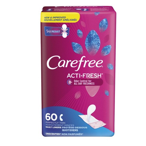 carefree acti fresh body shape liners