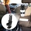 Unique Bargains Car Cup Holder Stand for Car Door Window Adjustable Hook  Universal Black 3 Pcs