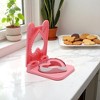 Unique Bargains Cookie Mould Cutter New Heart Press Cookie Cutter Hand Washable Stainless Steel Plastic 4.9"x6.3"1.7" 1Pcs - 2 of 4