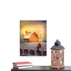 Northlight LED Back Lit Snowy Sunset Barn Scene Christmas Wall Art 15.75" x 12" - 4 of 4