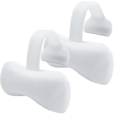 2-Pack Hot Tub Pillow for Outdoor Bathtub, Non-Slip Universal Spa Headrest Bath Pillow for Head and Neck Support