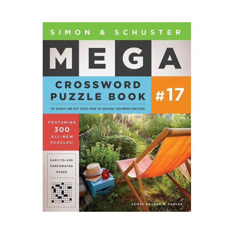 Simon & Schuster Mega Crossword Puzzle Book #17 - (S&s Mega Crossword Puzzles) by  John M Samson (Paperback), 1 of 2